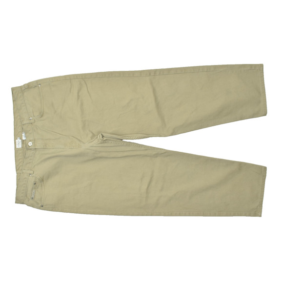 Calvin Klein Men's Easy Fit Jeans Khaki Straight Zip Solid Cotton Size 42x32 - Picture 1 of 8